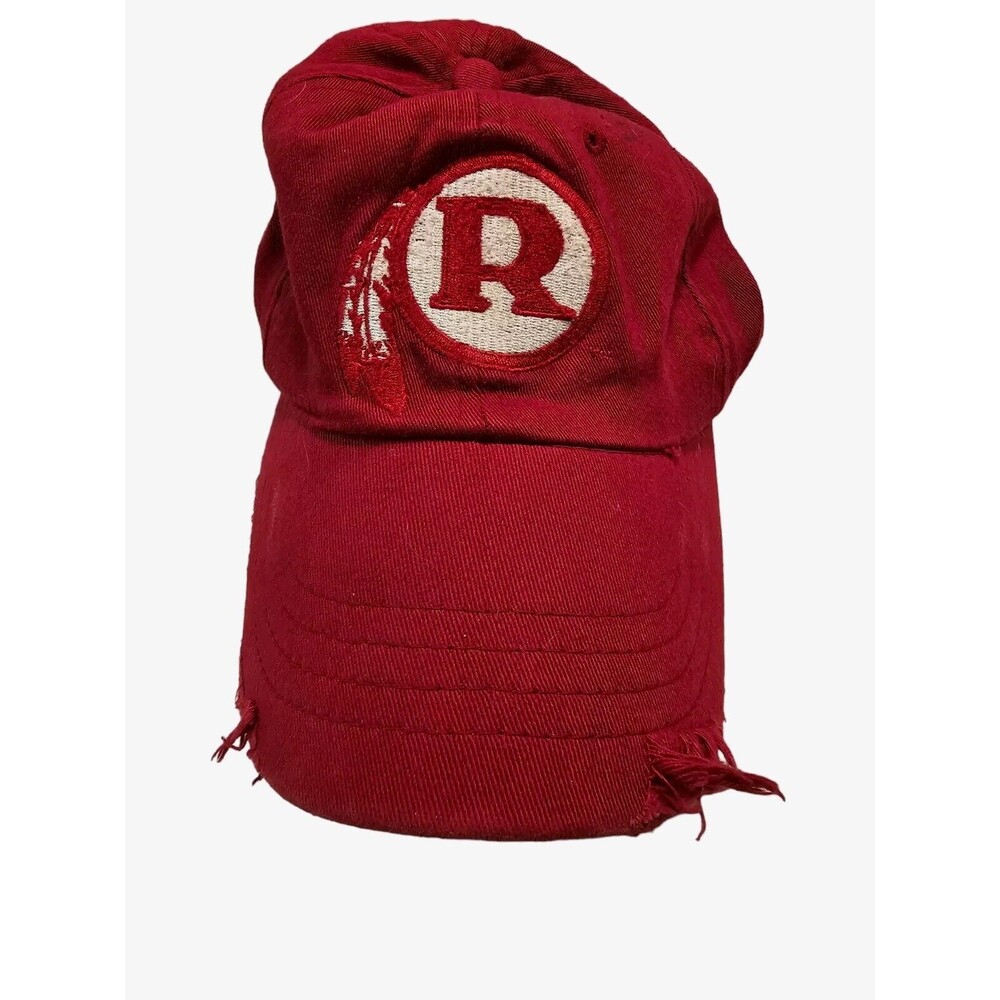 Vtg NFL Retro Sport Fitted Hat By Reebok Washington Redskins Feather Small